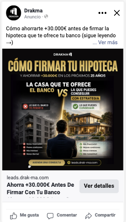 Anuncio publicado en Meta