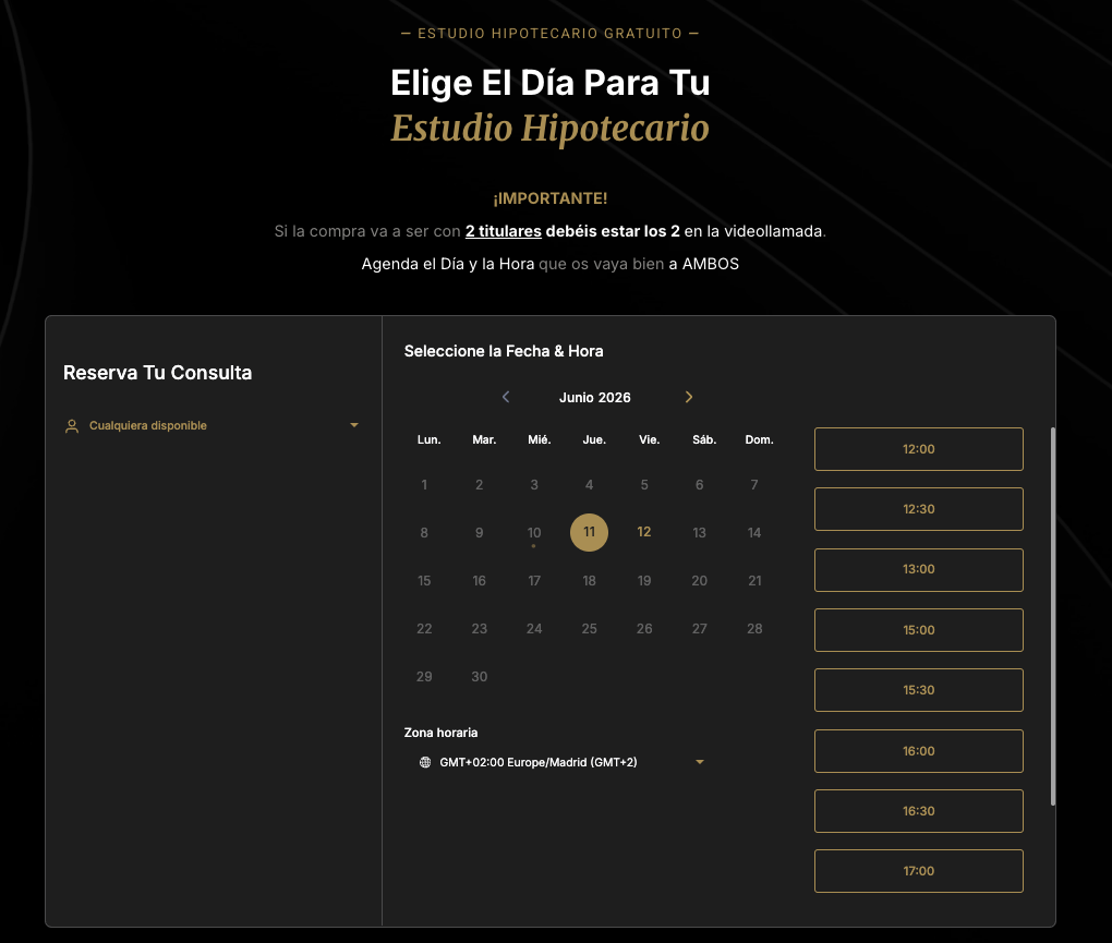 Calendario de reserva DRAKGEN