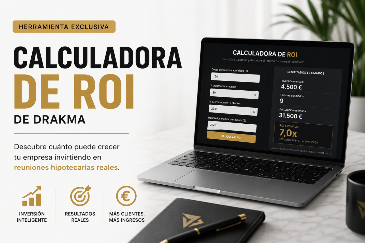 Calculadora de ROI DRAKGEN